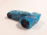2011 Hot Wheels El Super Fasto Clear Blue Die Cast Toy Car Vehicle