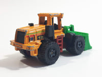 2012 Matchbox MBX Island Quarry King Dark Yellow Front End Loader Die Cast Toy Car Construction Vehicle