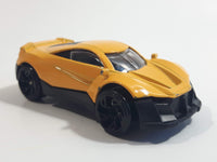 Unknown Brand DK-GT Yellow Die Cast Toy Car Vehicle