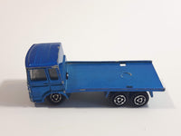 1980s Majorette Saviem Toy Truck Dark Blue Die Cast Toy Car Vehicle 1/100 Scale