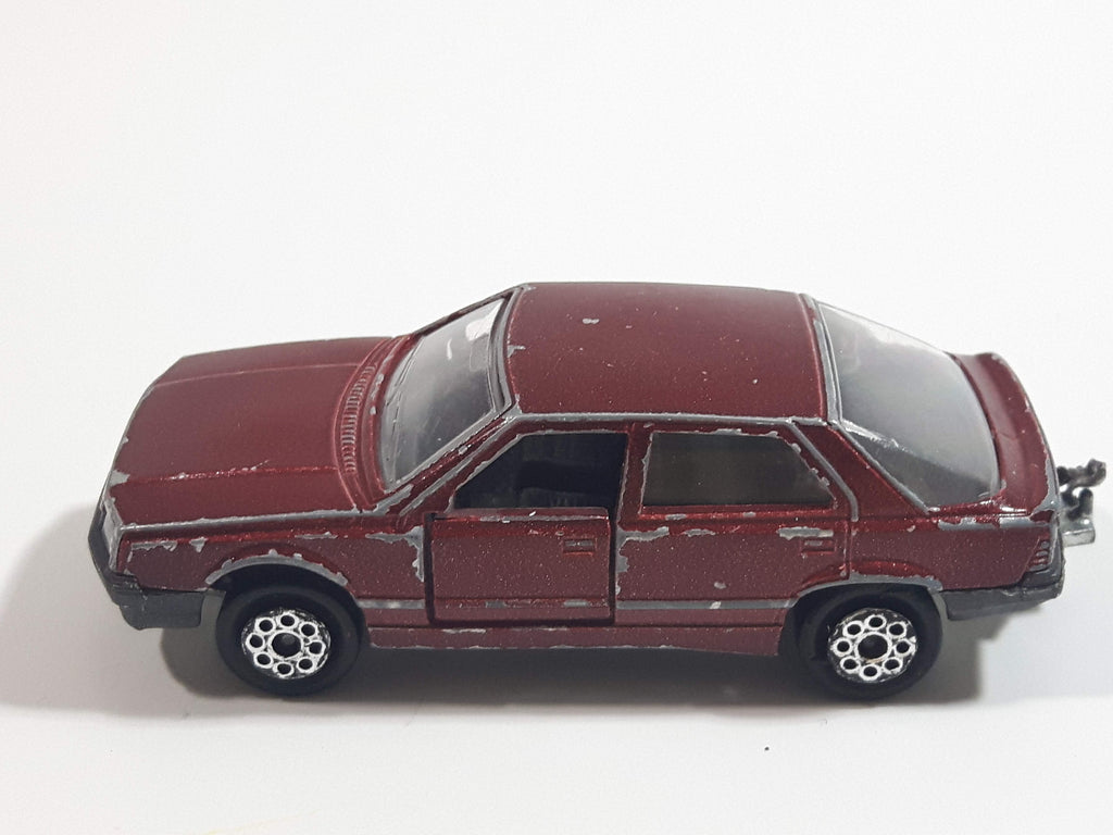 Voiture Miniature Majorette Renault R25 222 - Échelle 1/63, Rouge Bordeaux, Occasion Collection