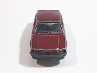 Majorette Renault 25 No. 222 Dark Red Burgundy Maroon 1/63 Scale Die Cast Toy Car Vehicle with Opening Doors