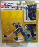 1993 Kenner Hasbro Starting Lineup First Year Edition NHL Ice Hockey Player Pat LaFontaine Buffalo Sabres Action Figure and 2 Trading Cards New in Package