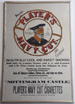 Player's Navy Cut Cigarettes The Original Nottingham Castle Metal Framed Advertising Mirror Tobacciana Collectible