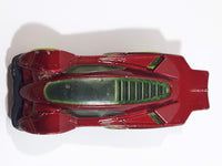2015 Hot Wheels Nitrobot Attack Side Draft Dark Red Die Cast Toy Car Vehicle