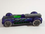 2015 Hot Wheels Dino Riders Retro Active Metalflake Purple Die Cast Toy Car Vehicle