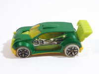 2017 Hot Wheels HW Glow Wheels Fast 4WD Metalflake Green Die Cast Toy Car Vehicle