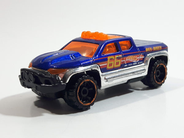 2015 Hot Wheels HW Off-Road HW Hot Trucks Off-Duty Truck Dark Blue Die Cast Toy Car Vehicle