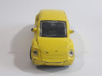 Unknown Brand Volkswagen Beetle Yellow Die Cast Toy Car Vehicle with Opening Doors