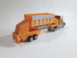Unknown Brand ABC Heavy Truck Construction Yellow Die Cast Plastic and Metal Toy Car Vehicle Set