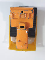 Unknown Brand Bull Dozer Orange Die Cast Toy Car Construction Equipment Vehicle