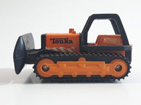 2003 Hasbro Tonka Bulldozer Orange and Black Die Cast Toy Car Vehicle McDonald's Happy Meal