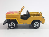 Summer Marz Karz S-8634 Jeep 4x4 Yellow Die Cast Toy Car Vehicle