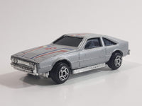 Vintage 1983 Summer Marz Karz S8563F Toyota Celica Supra #10 Grey Silver Die Cast Toy Car Vehicle - Made in China