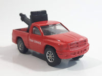 Maisto Tonka Dodge Dakota Red Tow Truck Die Cast Toy Car Vehicle Made in China