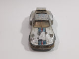Vintage Zee Toys Dyna Wheels D55 Porsche 935 Turbo #4 Silver Grey Die Cast Toy Car Vehicle