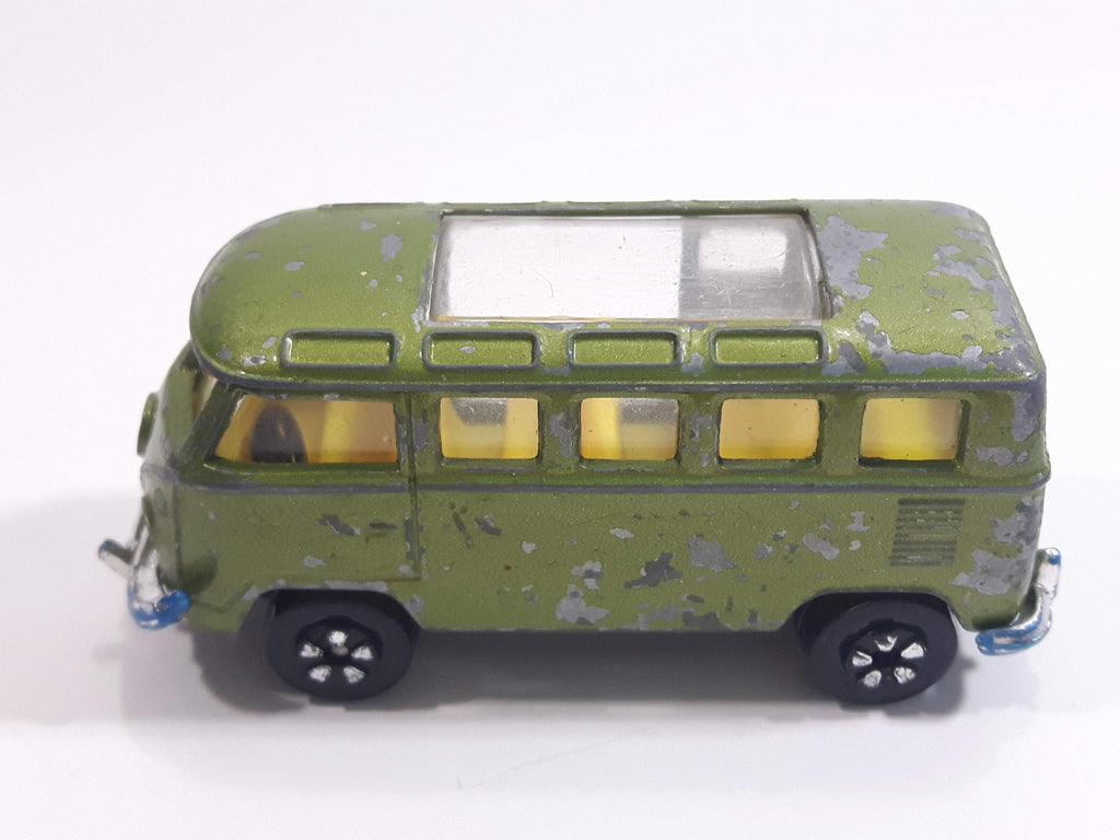 Very Rare HTF Vintage PlayArt Volkswagen VW Station Wagon Van Bus Gree ...