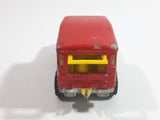 Majorette No. 277 Toyota 4x4 Red 1/53 Scale Die Cast Toy Car Vehicle with Opening Rear Window