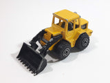 Vintage Majorette Tracto Bull Dozer Front End Loader No. 211 & 263 Yellow Black 1/87 Scale Die Cast Toy Construction Equipment Vehicle