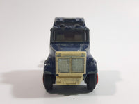 Vintage Majorette Super Movers Kenworth Semi Truck Miami Vice Blue 1/87 Scale Die Cast Toy Car Vehicle