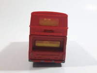 Vintage Majorette No. 286 British Bus Double Decker Visit London Red 1/125 Scale Die Cast Toy Car Vehicle