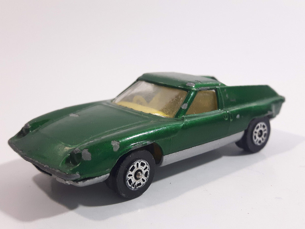Vintage Corgi Juniors Whizzwheels Lotus Europa Green Die Cast Toy