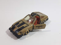 Vintage 1981 Kidco Magnum P.I. Gold Die Cast Toy Car Vehicle with Opening Doors