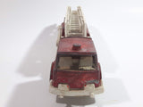 Vintage 1970 TootsieToys Fire Truck Red Die Cast Toy Car Vehicle