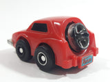 Vintage Nomura Turbo Red Plastic Friction Toy Car Vehicle with Spinning Rear Fan