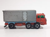Vintage Tomica No. 79091 Fuso Truck Series 1/127 Scale Orange and Grey Die Cast Toy Cart Vehicle
