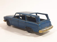 Vintage Husky Studebaker Wagonaire Blue Die Cast Toy Car Vehicle Made in Gt. Britain