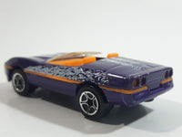 1997 Matchbox 1987 Corvette Convertible Metalflake Purple Die Cast Toy Car Vehicle