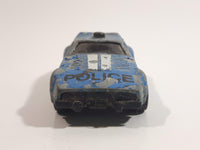 1985 Matchbox Super GT BR 17/18 Fire Chief Blue Police Cops Die Cast Toy Car Vehicle