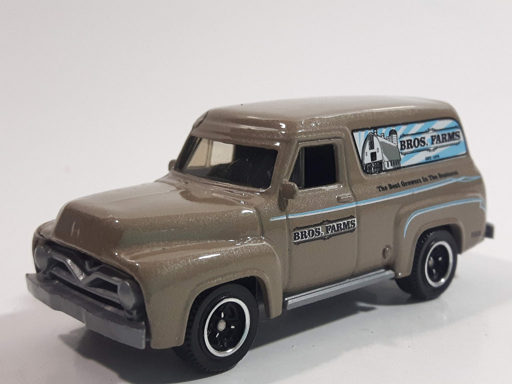 2010 Matchbox Farm Rigs Ford F-100 Panel Delivery (1955) Clay Brown Gr ...