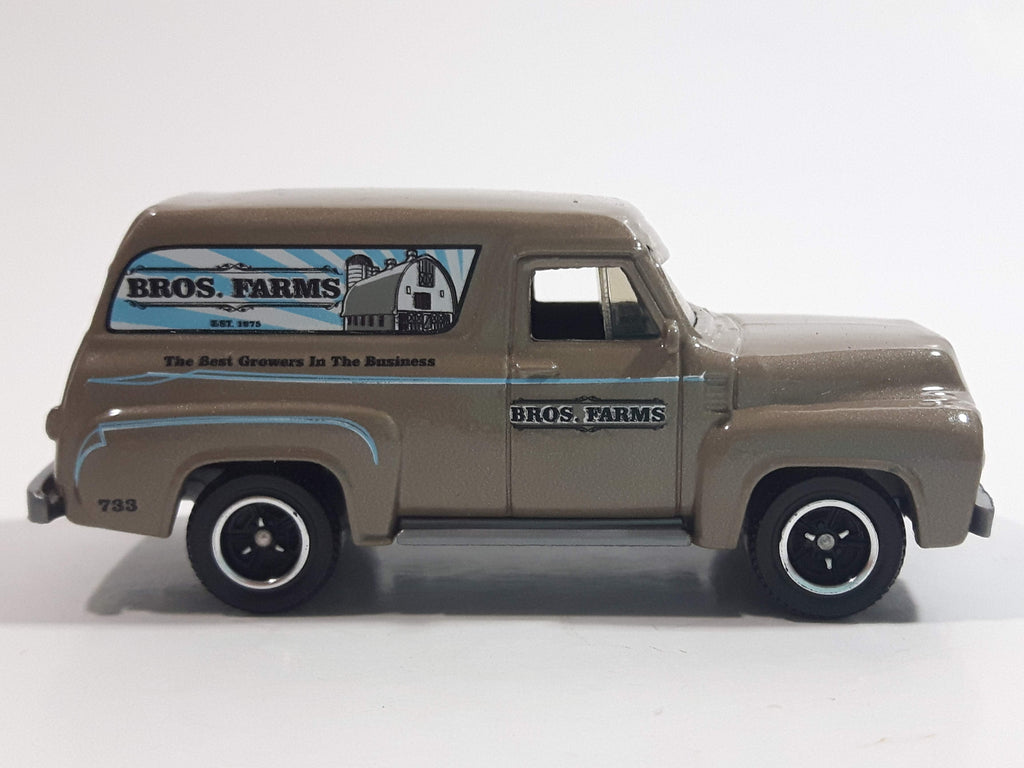 2010 Matchbox Farm Rigs Ford F-100 Panel Delivery (1955) Clay Brown Gr ...