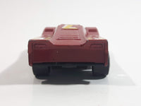 Vintage 1985 Matchbox Super GT BR 13/14 Hairy Hustler Dark Red Maroon Die Cast Toy Car Vehicle