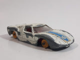 Vintage 1965 Lesney Matchbox Series No. 41 Ford G.T. White Die Cast Toy Race Car Vehicle