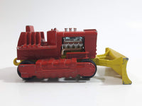 Vintage 1974 Lesney Matchbox Super Kings No. K-23 Super Bulldozer Red Die Cast Toy Car Construction Equipment Vehicle