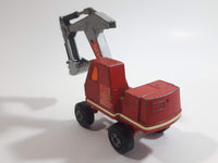 Vintage 1970 Lesney Matchbox Super Kings No. K1 Hydraulic Excavator Red and Silver Grey Die Cast Toy Car Vehicle