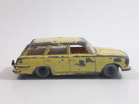 Vintage 1963 Lesney No. 38 Vauxhall Victor Estate Car Light Yellow Die Cast Toy Car Vehicle