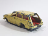 Vintage 1963 Lesney No. 38 Vauxhall Victor Estate Car Light Yellow Die Cast Toy Car Vehicle