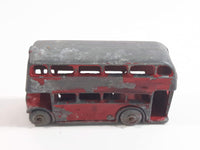 Vintage Lesney Moko No. 5 Double Decker Bus Red Die Cast Toy Car Vehicle