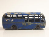 Vintage 1958 Lesney No. 58 British European Airways BEA Coach Bus Blue Die Cast Toy Car Vehicle