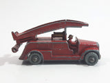 Vintage 1958 Lesney No. 9 Dennis Fire Engine Red Die Cast Toy Car Vehicle