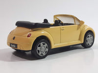 1997 New Ray Open Top Collection No. 48492 Volkswagen Beetle Yellow 1:43 Scale Die Cast Toy Car Vehicle