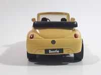 1997 New Ray Open Top Collection No. 48492 Volkswagen Beetle Yellow 1:43 Scale Die Cast Toy Car Vehicle