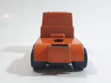 Vintage Unknown Brand Semi Tractor Truck Orange Scale Die Cast Toy Car Vehicle