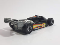 1987 Hot Wheels Turbo Streak Black Die Cast Toy Race Car Vehicle