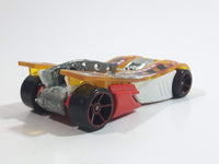 2013 Hot Wheels Attack Pack Motoblade Clear Yellow Die Cast Toy Car Vehicle