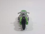 2009 Hot Wheels Dream Garage Pit Cruiser Motorcycle Metallic Green Die Cast Toy Car Vehicle